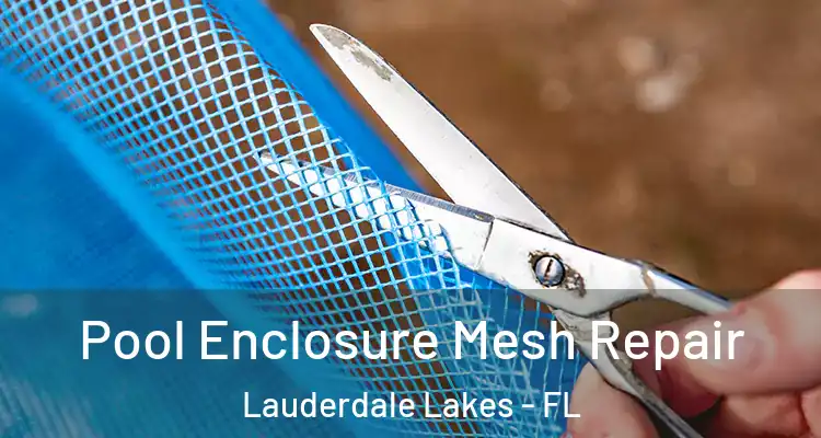  Pool Enclosure Mesh Repair Lauderdale Lakes - FL